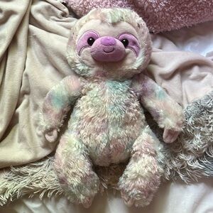 Pastel sloth stuffed animal